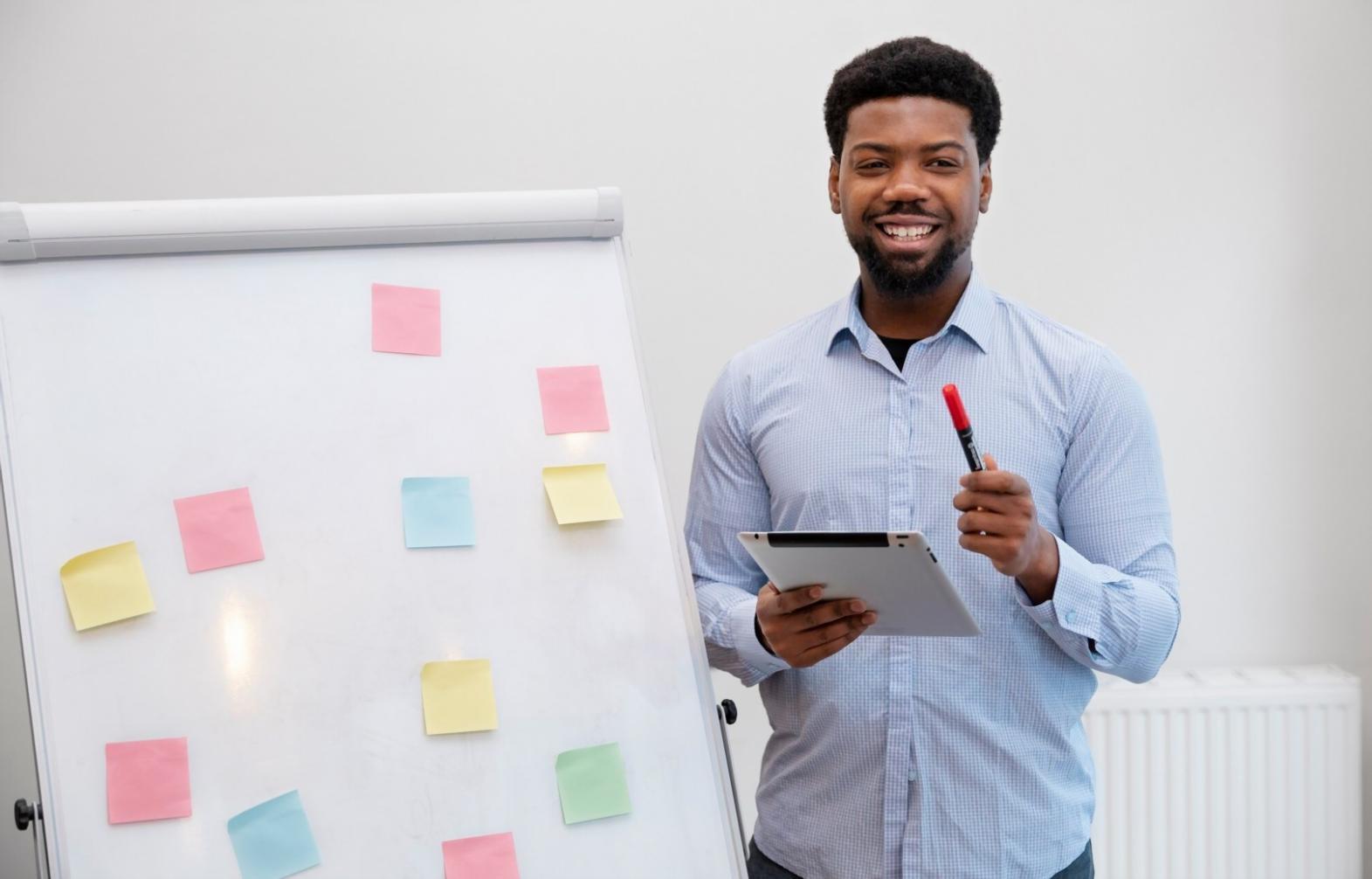 Professional workspace showing budget planning materials and financial documents laid out systematically